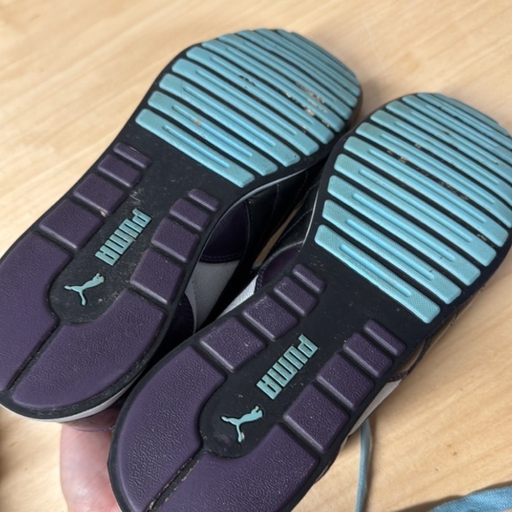 Puma Retro purple black and‎ teal cross trainers women’s 6 1/2 - Picture 5 of 5